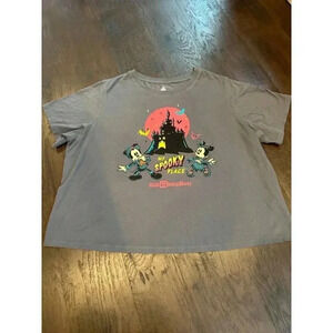 Disney Parks Halloween Womens‎ Shirt My Spooky Place  #30
